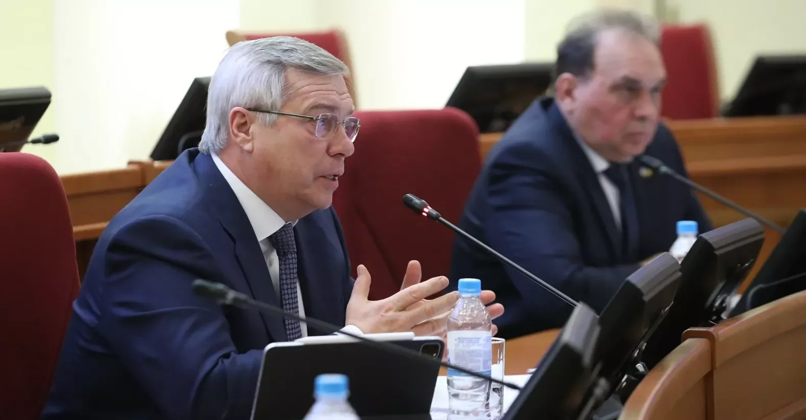 Итоговая пресс-конференция губернатора Ростовской области Василия Голубева: онлайн-трансляция