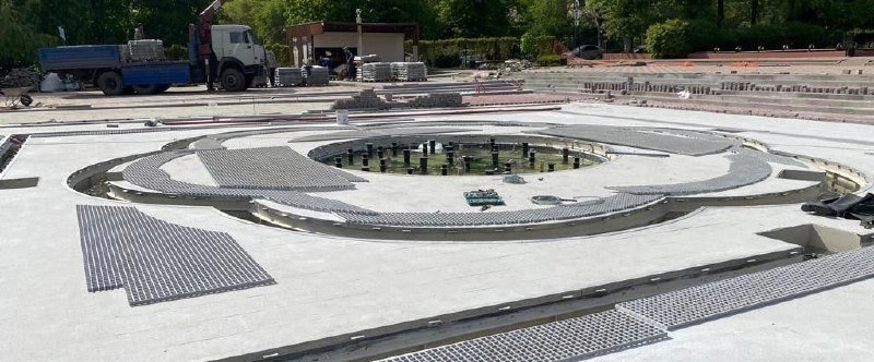 Фонтан на Аллее роз в Ростове с 12 августа закрыли на техобслуживание