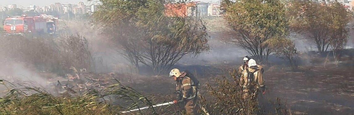 В Ростове на 11 июня объявлено штормовое предупреждение из-за чрезвычайной пожароопасности