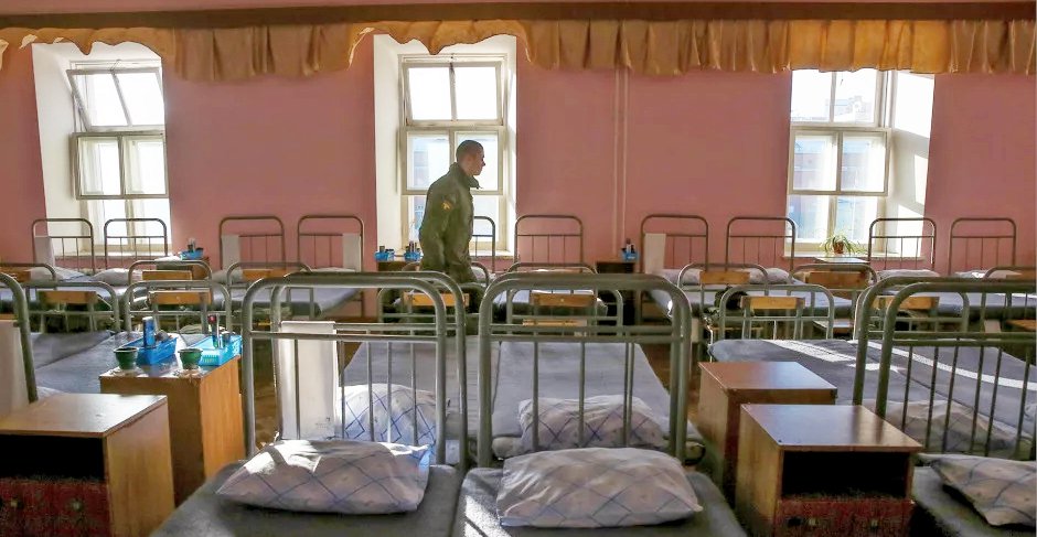 В воинской части Ростовской области не хватает кроватей для мобилизованных