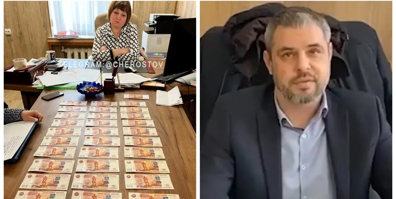 Стол, усыпанный 5-тысячными купюрами: видео задержания топ-менеджеров 