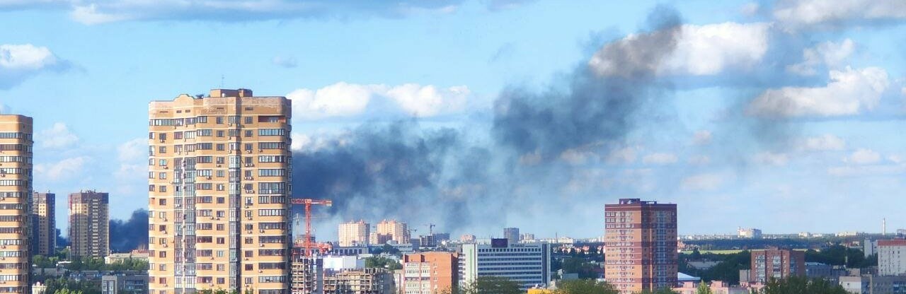 МЧС объяснило столб чёрного дыма над Ростовом