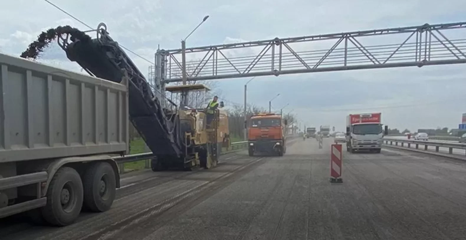 На Южном подъезде к Ростову начался масштабный ремонт дороги