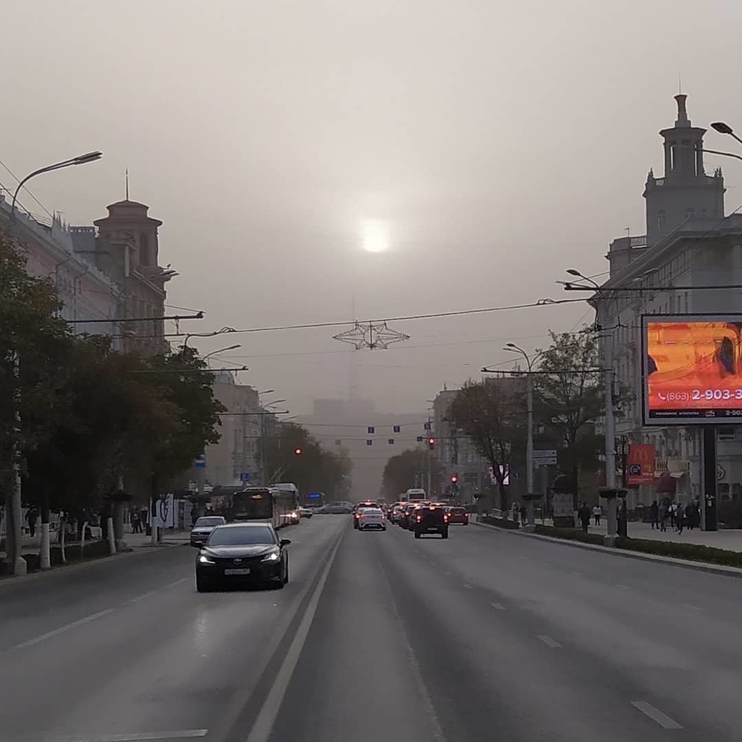 Ростов накрывает пыльная буря