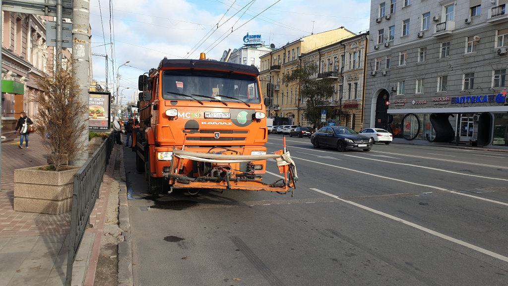 Репетиция уборки снега в Ростове