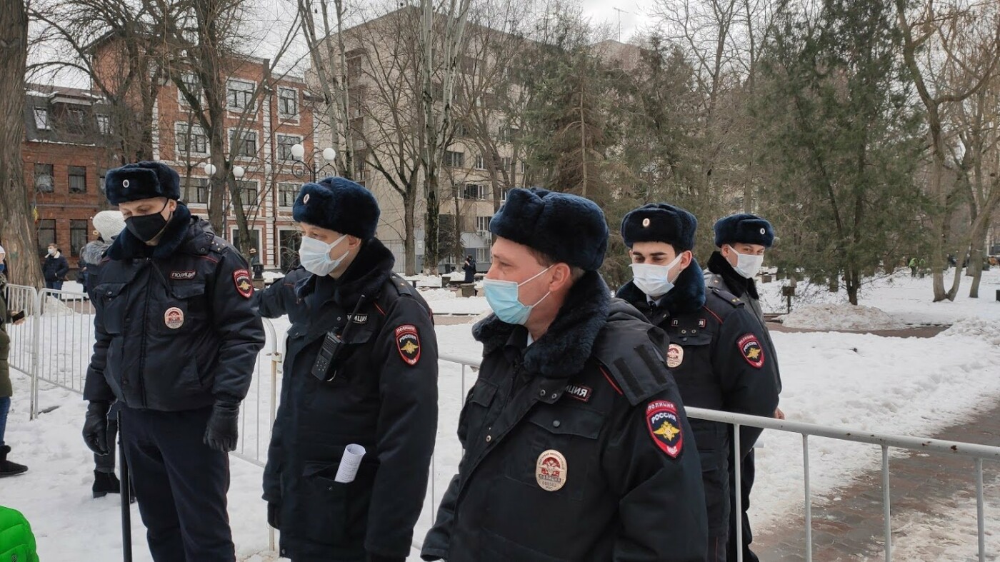 Полиция на Пушкинской 23 января