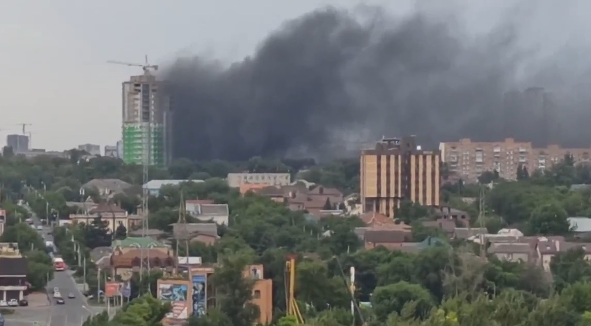 Пожар на Нагибина, 28 в Ростове