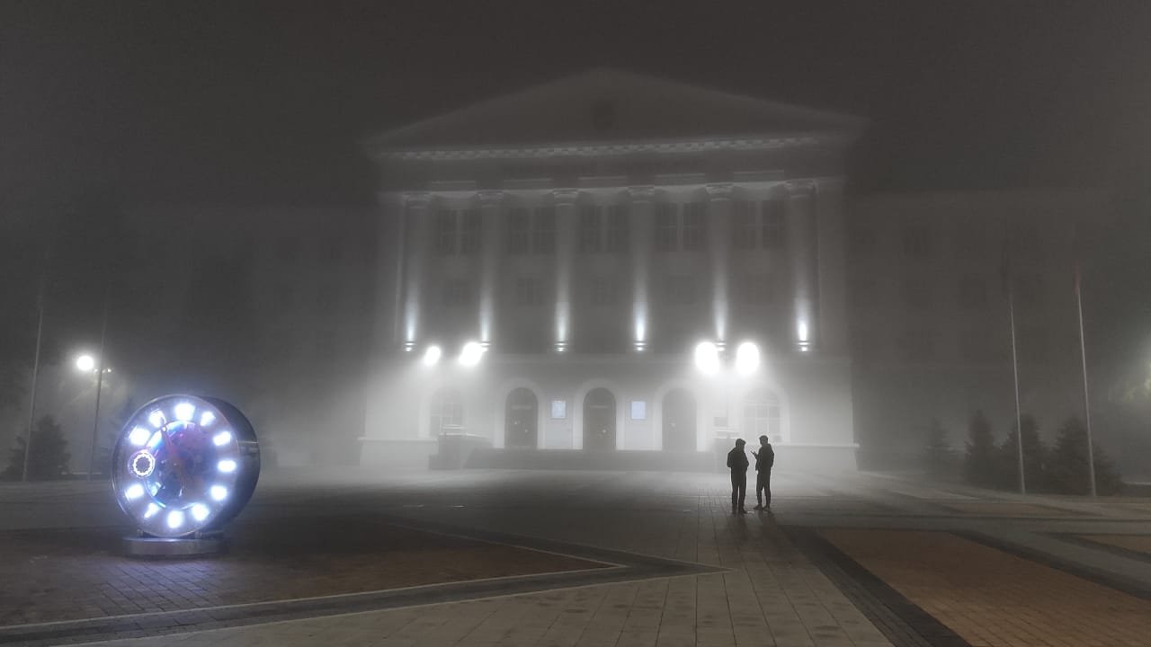 Туман в Ростове