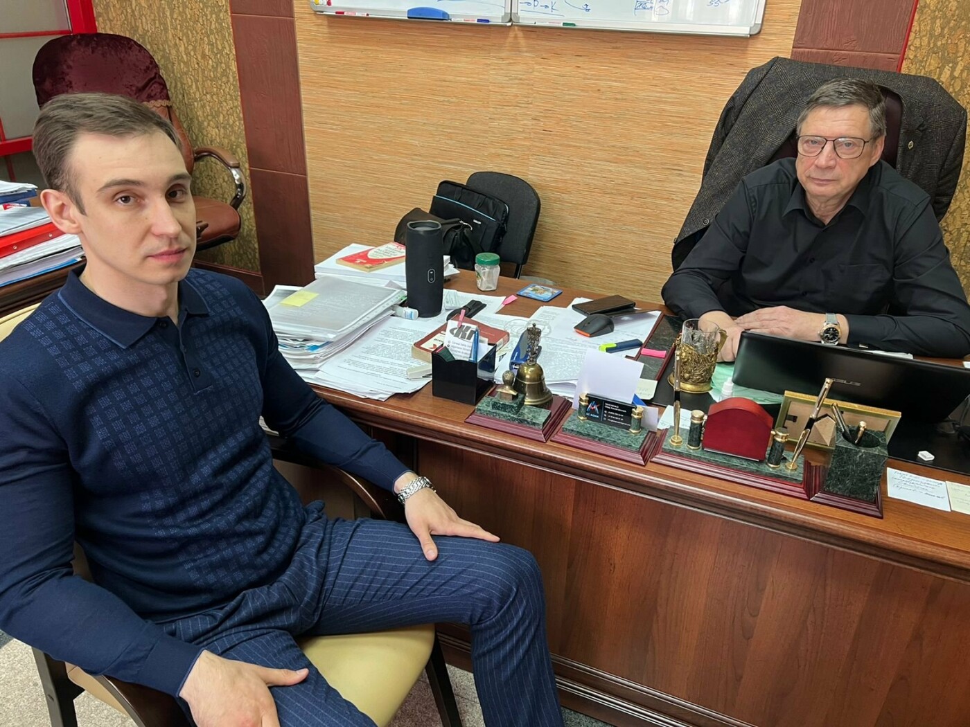 Адвокаты В. Чесноков и Н. Яркин