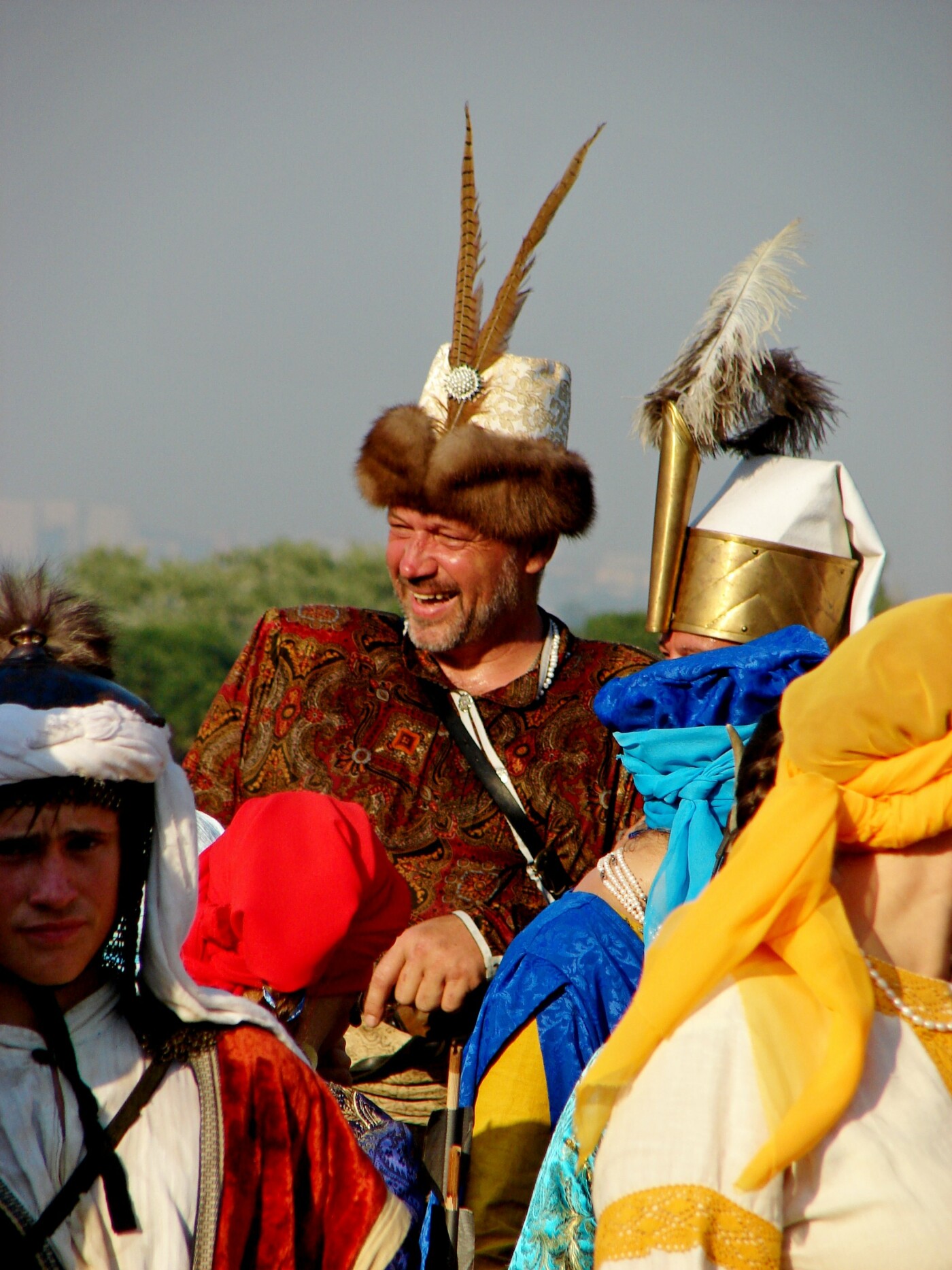 Участники военно-исторической осады крепости Азов