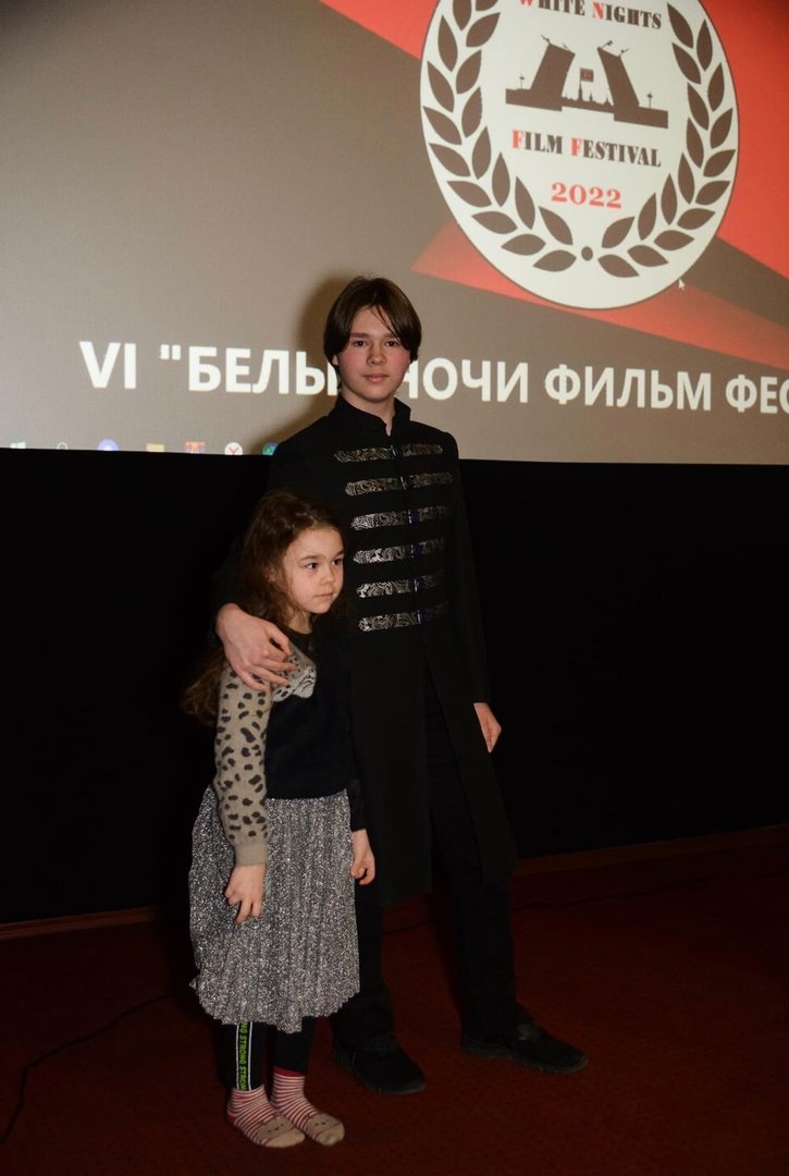 Андрей Арчаков и молодой режиссер на конкурсе