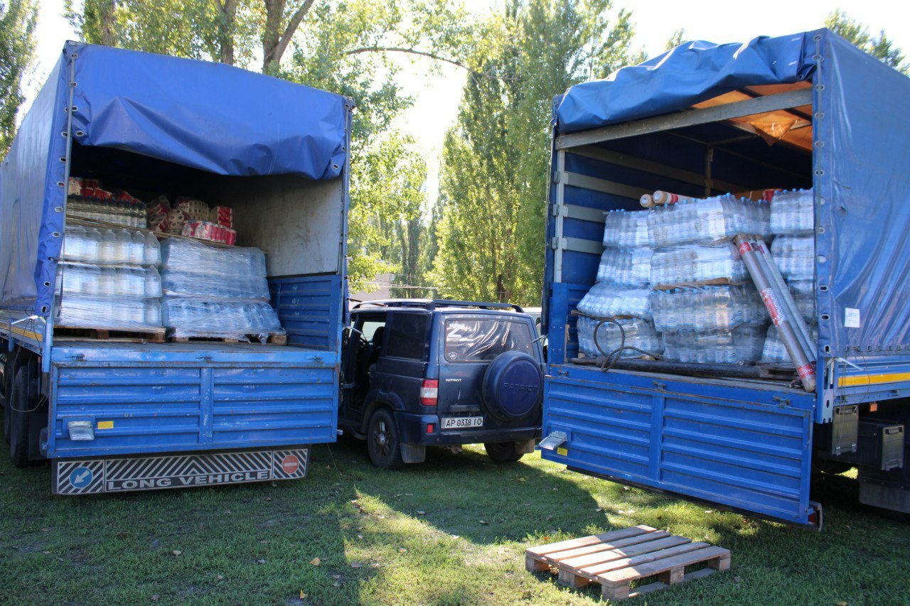 Гуманитарный груз от Ростовской области военным в Запорожье
