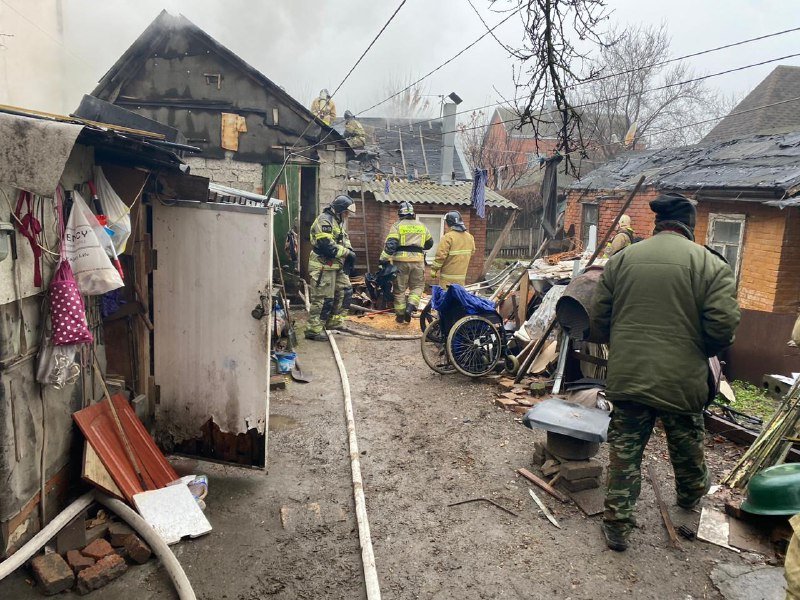 Пожар в доме на ул. Ленина