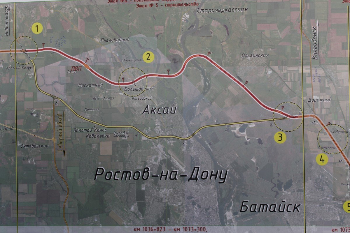 Дорога в обход аксая ростовской области схема